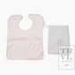 Pink Check Bib