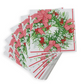 Ribbon Stripe Wreath Cocktail Napkins