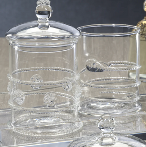 Juliet Lidded Glass Jars 2 pcs Assorted