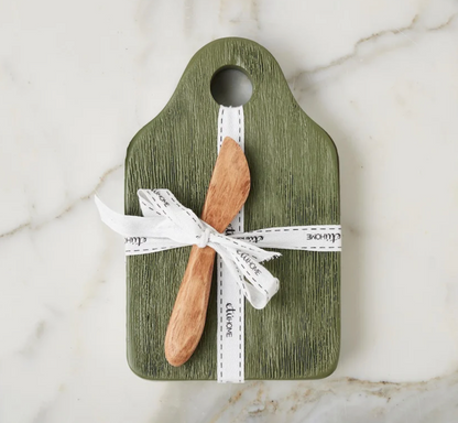Small Dutch Cheese Board - Spruce Green