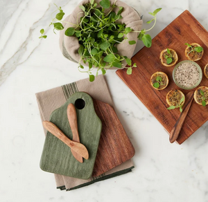 Small Dutch Cheese Board - Spruce Green