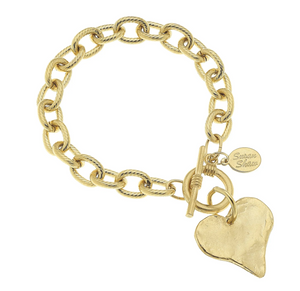 Heart Toggle Bracelet
