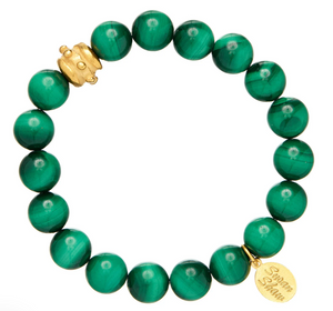 Bailey Stretch Bracelet Malachite