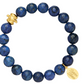 Blue & White Lapis Gold Bracelet