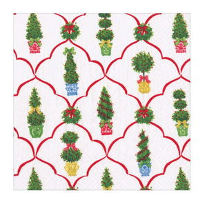 Petit Jardin de Noel Cocktail Napkins