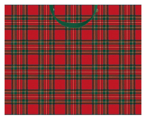 Royal Plaid Jumbo Gift Bag