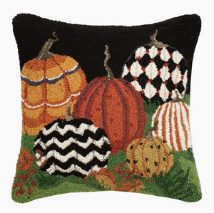 Painted Pumpkins Hook Pillow