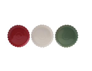 Scalloped stoneware Plate