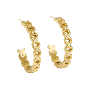 Bridge Street Hoop Earrings 30mm
