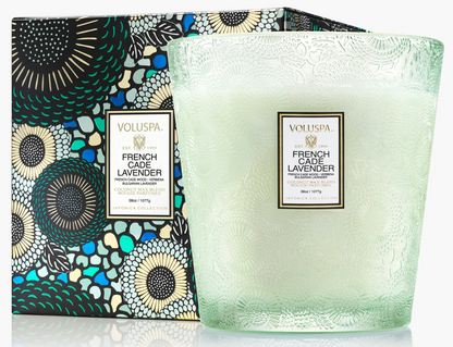 French Cade 3 Wick Candle