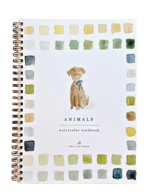 Animals Watercolor Workbook