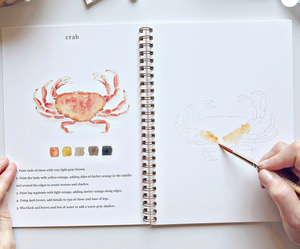 Seaside Watercolor Workbook