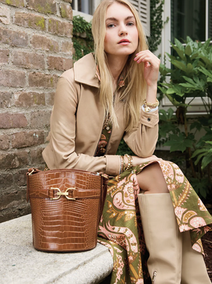 Siren Eva Bucket Penny Croc Brown