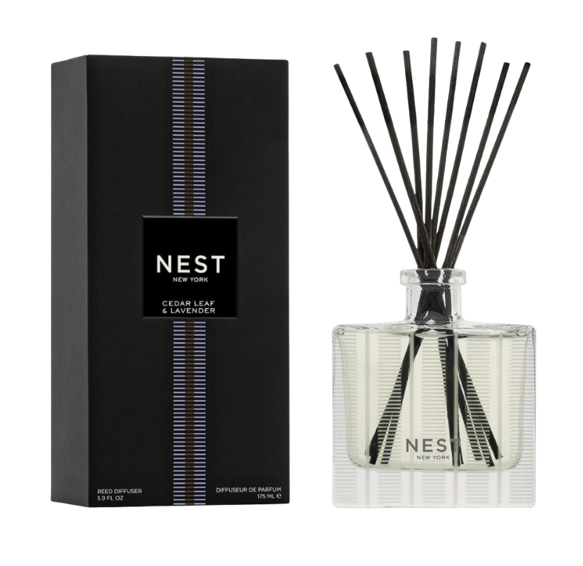 Nest New York diffuser with black packaging on a white background
