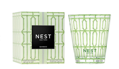 NEST New York Bamboo scented candle packaging on a white background