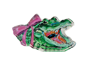 "Gator Girl" Acrylic Shelfie