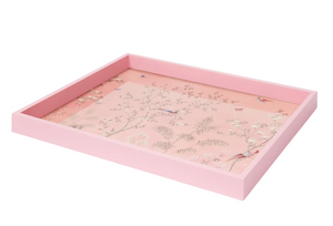 Chinoiserie Medium Tray Pink