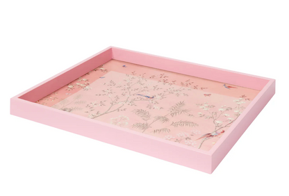 Chinoiserie Medium Tray Pink