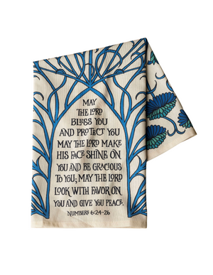 The Blessing Scripture Tea Towel