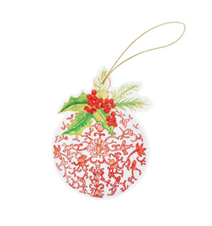 Porcelain Ornament Tag
