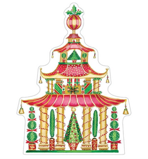 Christmas pagoda tag