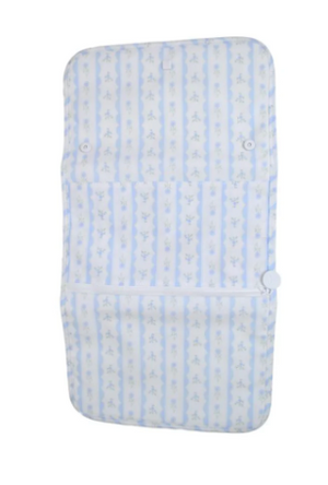 Ribbon Floral Blue Changer Pad