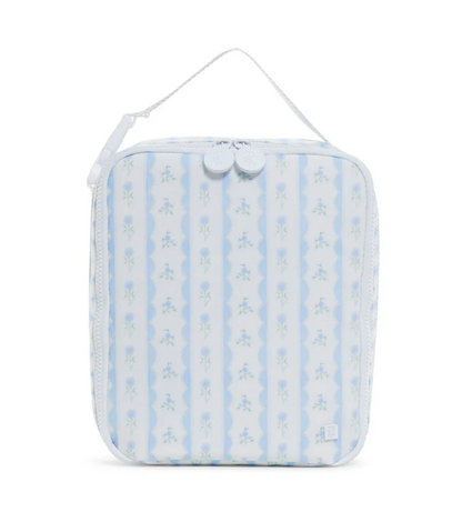 Ribbom Floral Blue Lunch Bag