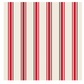 Red Linen Stripe Guest Napkins