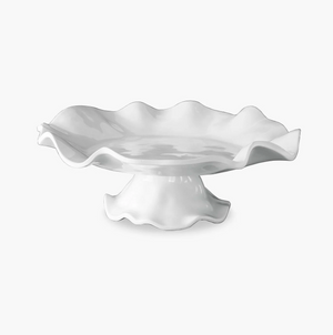 White Vida Havana Pedestal Cake Plate