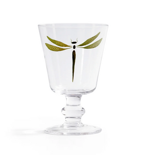 Whispering Dragonfly Stemware S/4