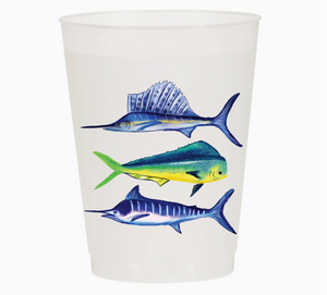 Sport Fish Frosted Cups