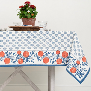 Orange Grove Tablecloth 60 x 140