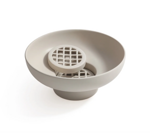 Ikebana Floral Arrangement Bowl -Taupe