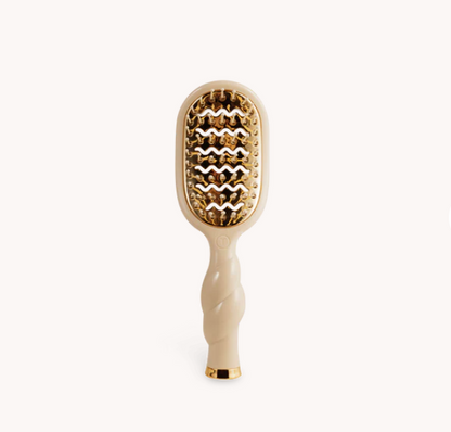 Mini Tan Vented Brush