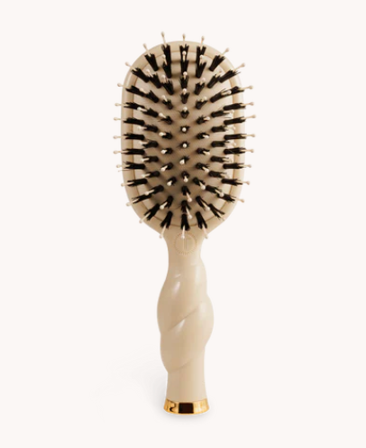 Mini Tan Boar Brush