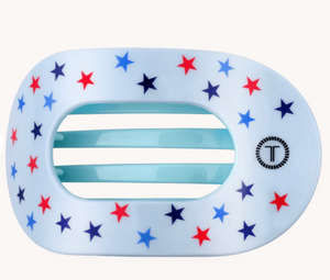 United We Sparkle Large Flat Round Hair Clip