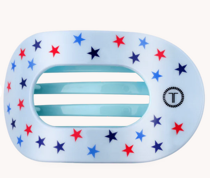 United We Sparkle Large Flat Round Hair Clip