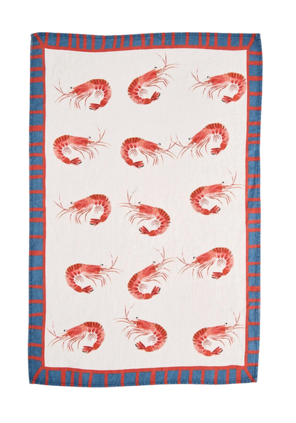 Bucket of Shrimp Tea Towel