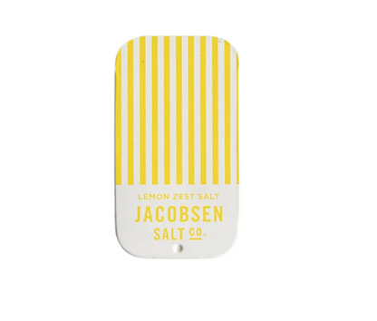 Infused Lemon Zest Sea Salt Tin