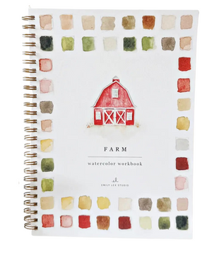 Farm Watercolor Workbook