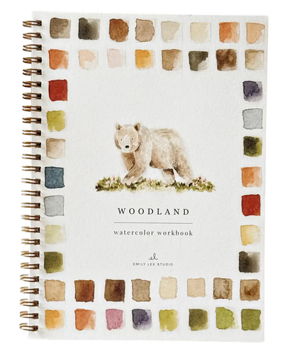 Woodland Watercolor Workbook