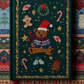 Beary Christmas Embroidered Journal