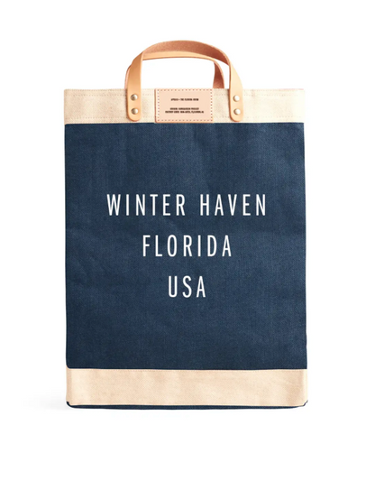 Winter Haven Market Bag Navy