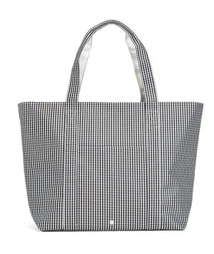 Gingham Black Jumbo Tote X-Large Tote