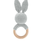 Cotton Crochet Rattle Teether Bunny