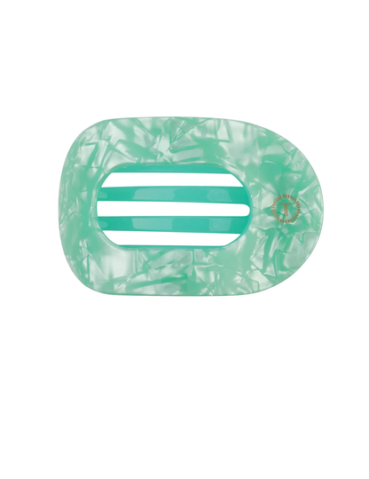 Spring Splash Medium Flat Round Hair Clip