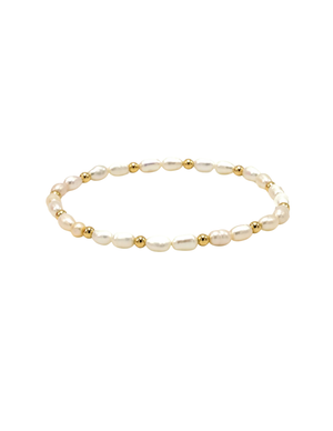 Rice Pearl Bracelet 3mm Bracelet