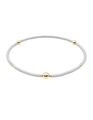 Game Day - Gray & Gold Bracelet