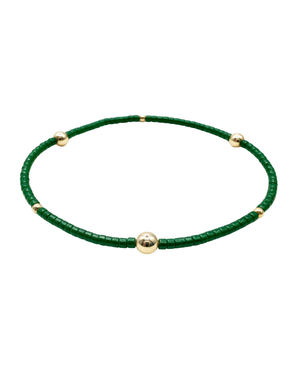 Game Day - Green & Gold Bracelet