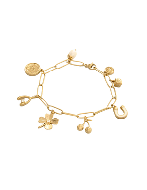SP Feeling Lucky Charm Bracelet Gold